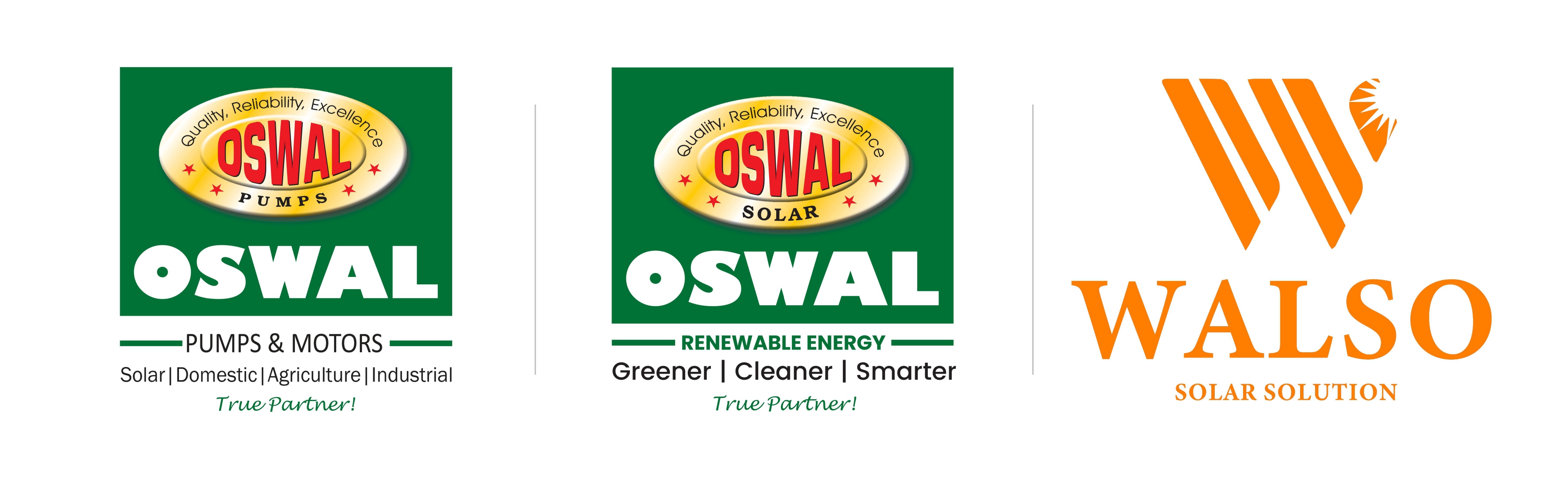 Oswal Pumps, Oswal Solar and Walso Solar Solution